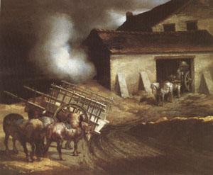 Theodore   Gericault The Plaster Kiln (mk05)